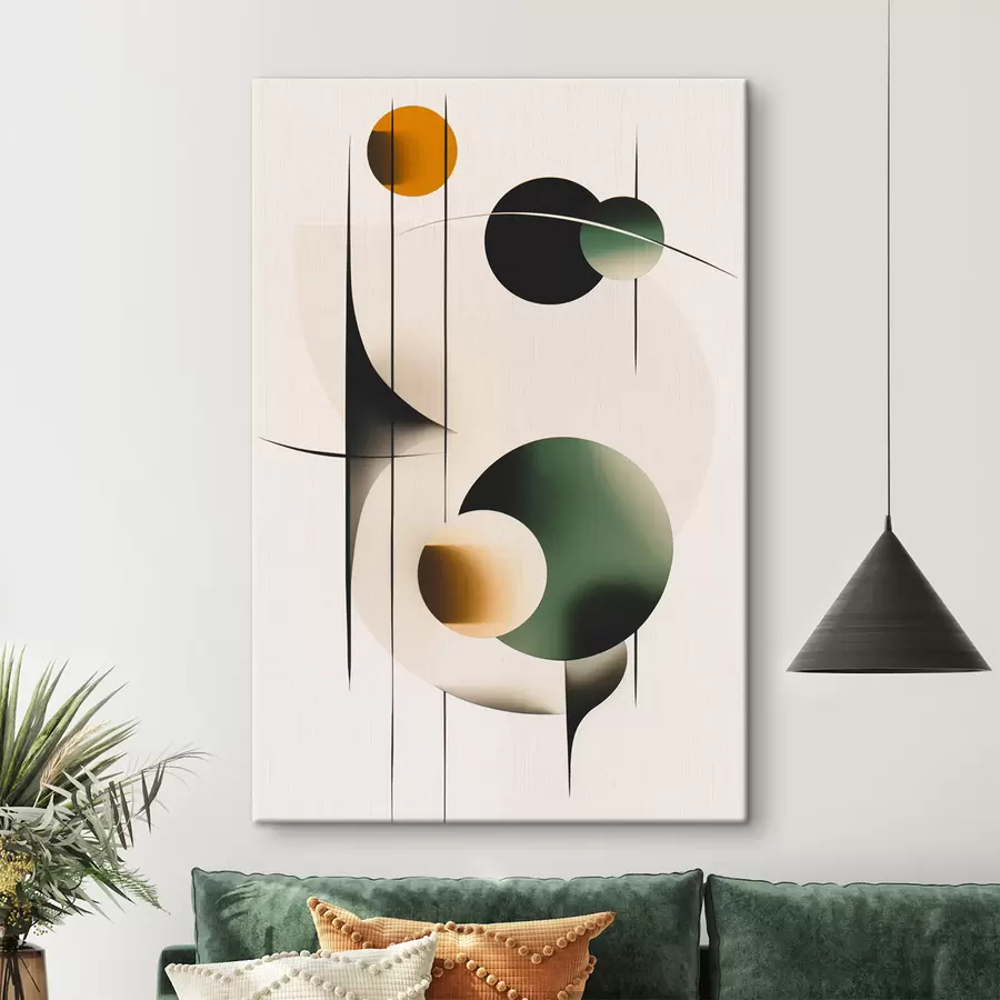 Картина Абстракція з колами s48285