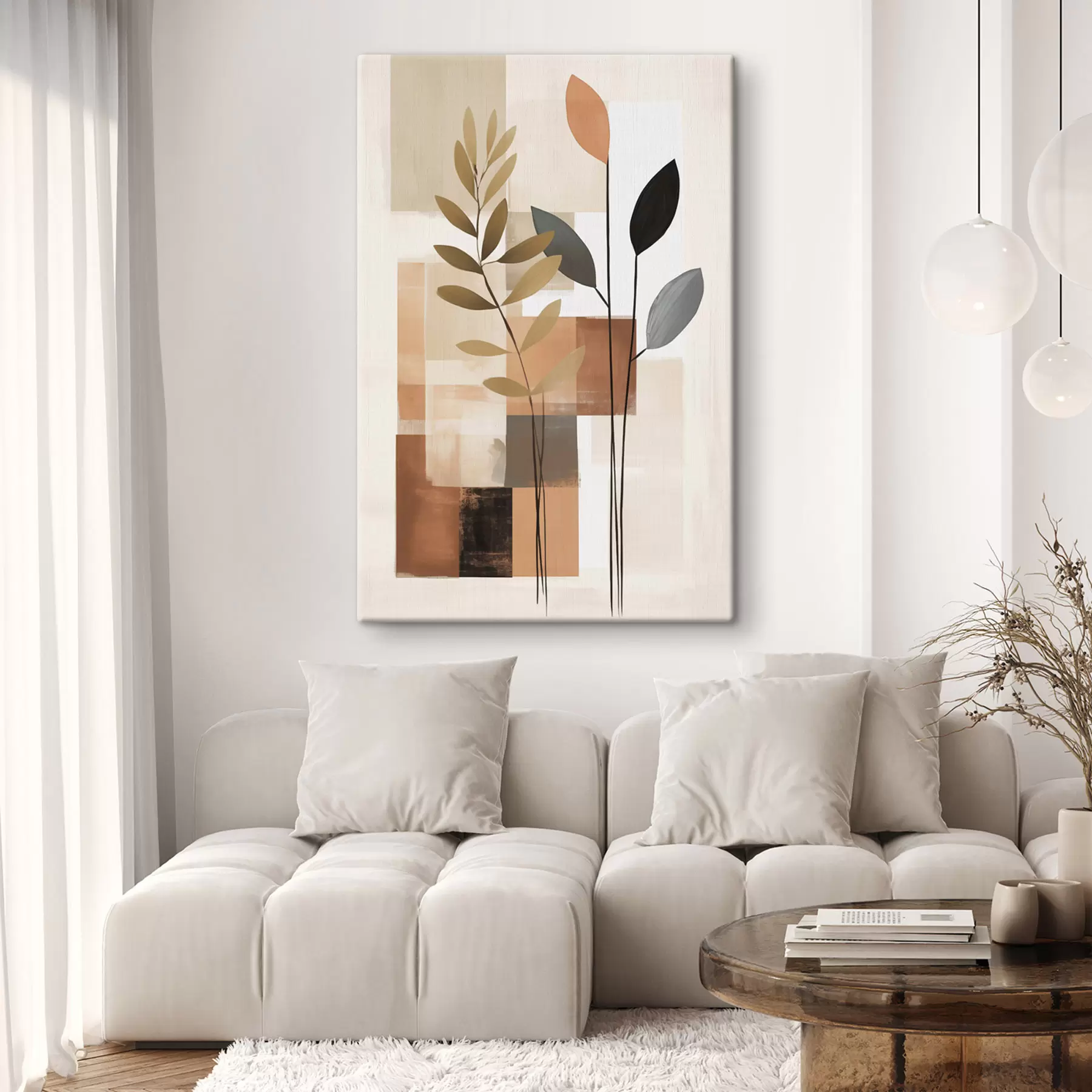 Картина Абстрактний ботанічний склад s48516