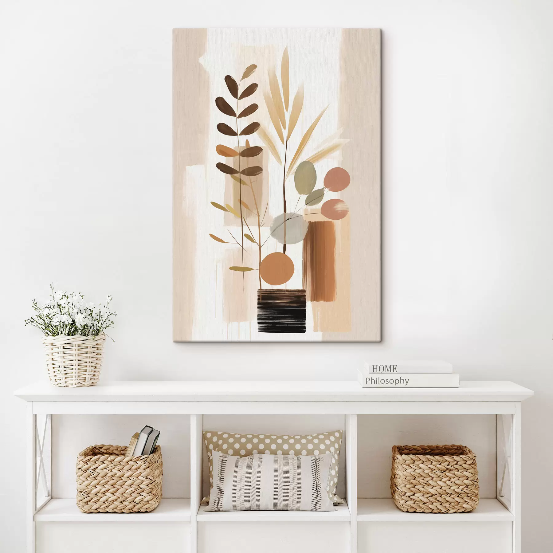 Картина Абстрактний ботанічний склад s48517