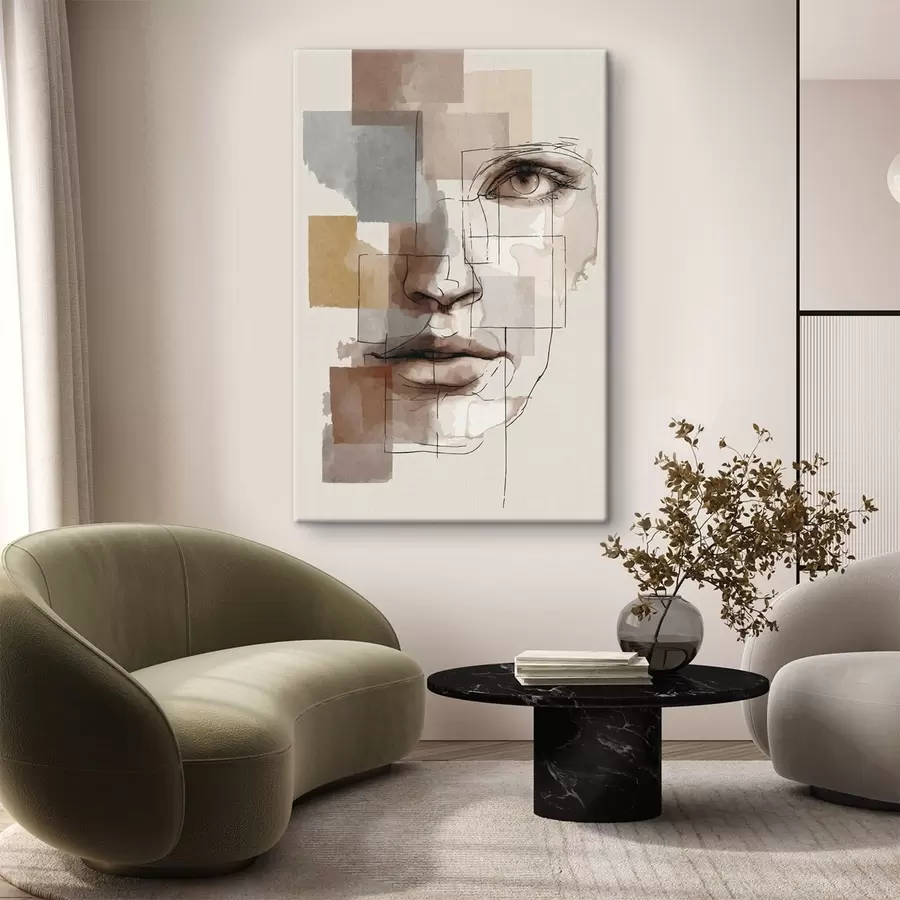 Картина Абстрактне обличчя s48561