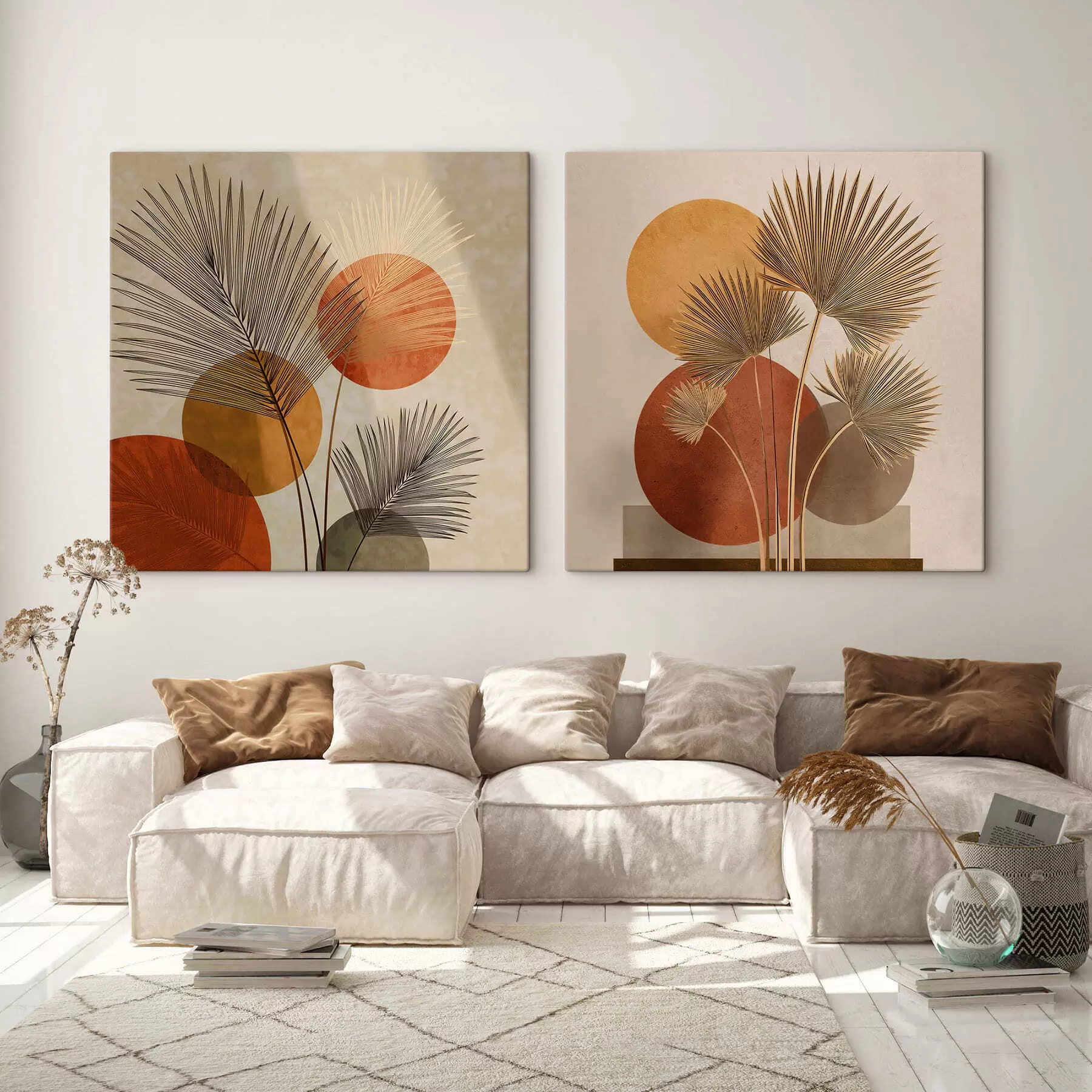 Картина Абстрактне пальмове листя m30265