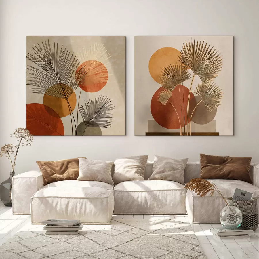 Картина Абстрактне пальмове листя m30265