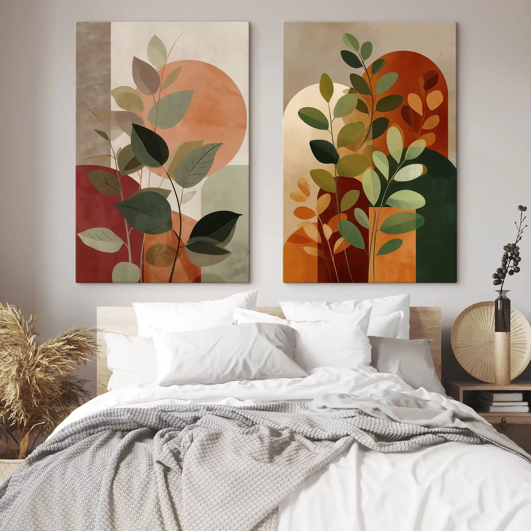 Картина Абстрактні листя рослин m30266