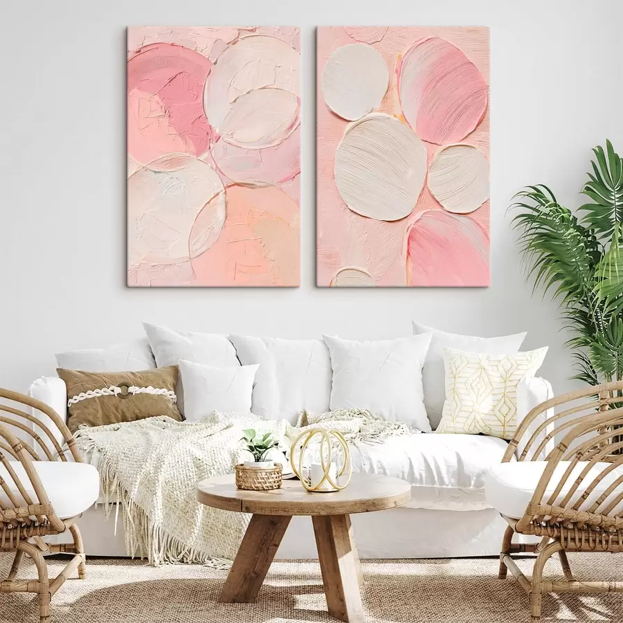 Картина Гармонія округлих форм і ніжних відтінків у стилі образотворчого мистецтва m30141