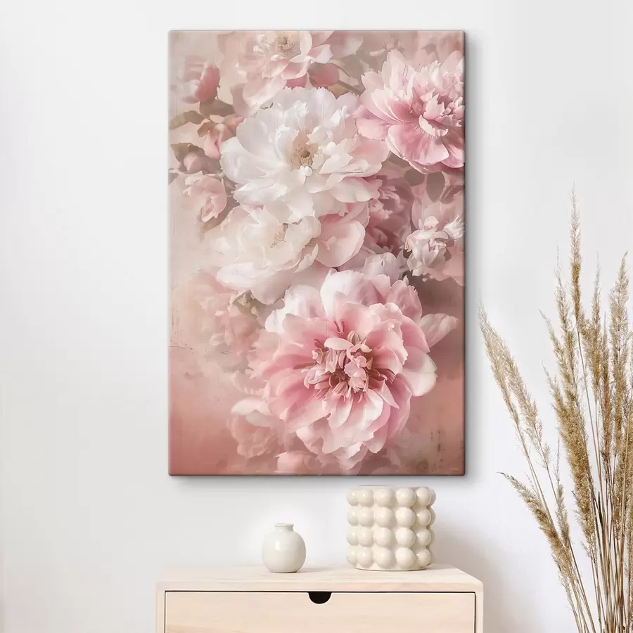Картина Ніжні квіти півонії s48566
