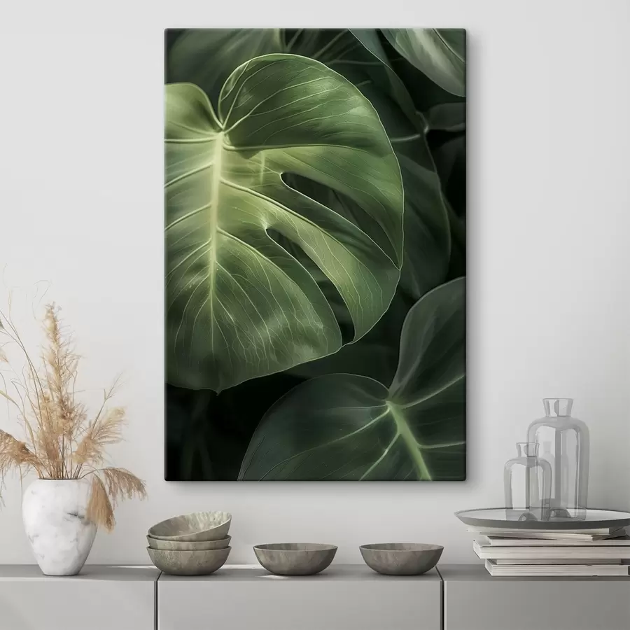 Картина Велике тропічне листя s48578