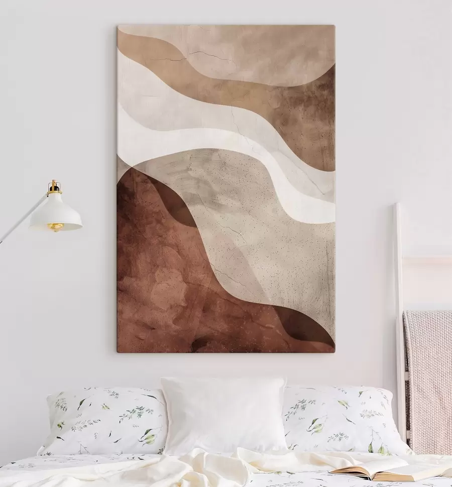 Картина Сучасна абстракція, теплі тони s48580