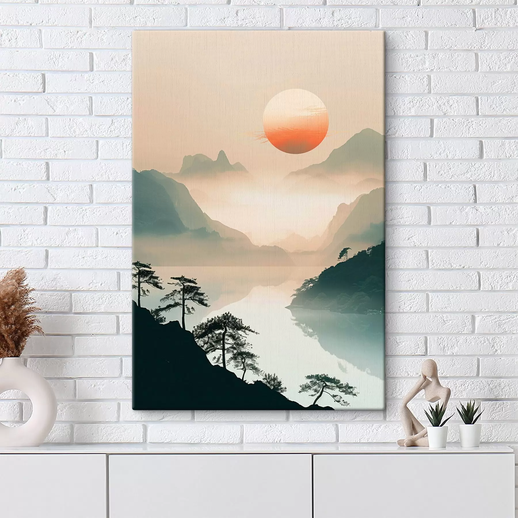 Картина Бамбукові гілки, східний стиль s48632