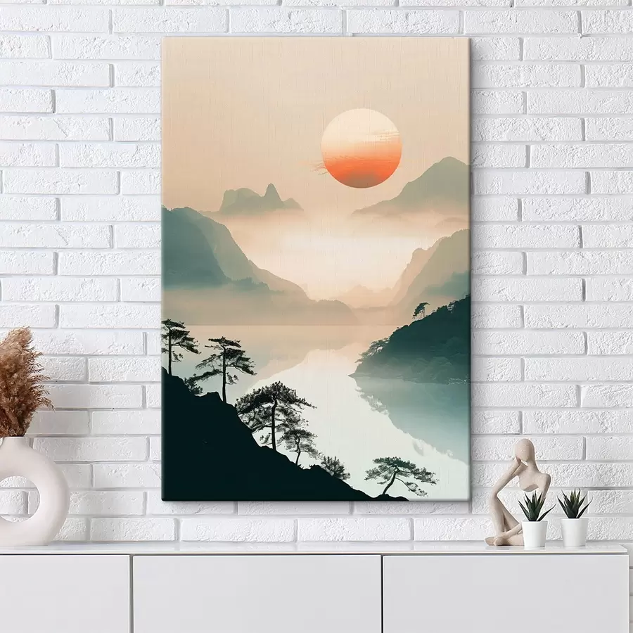 Картина Бамбукові гілки, східний стиль s48632