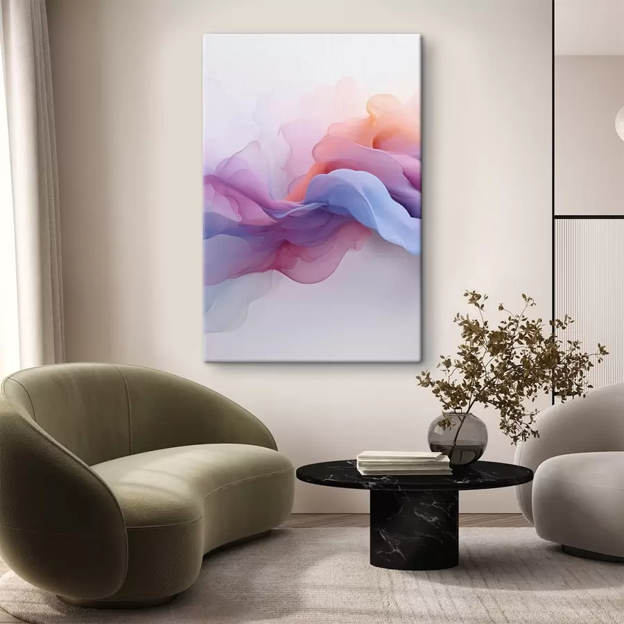 Картина Абстрактні рожеві та фіолетові s48637