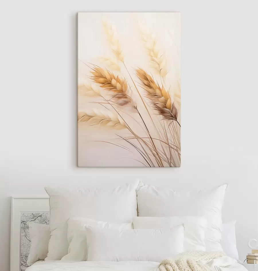 Картина Сушені трави у скандинавському стилі s48640