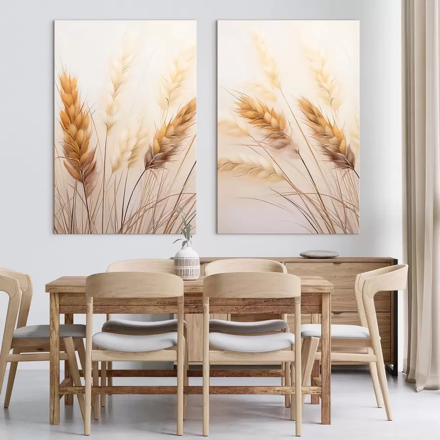 Картина трави, теплі відтінки m30283