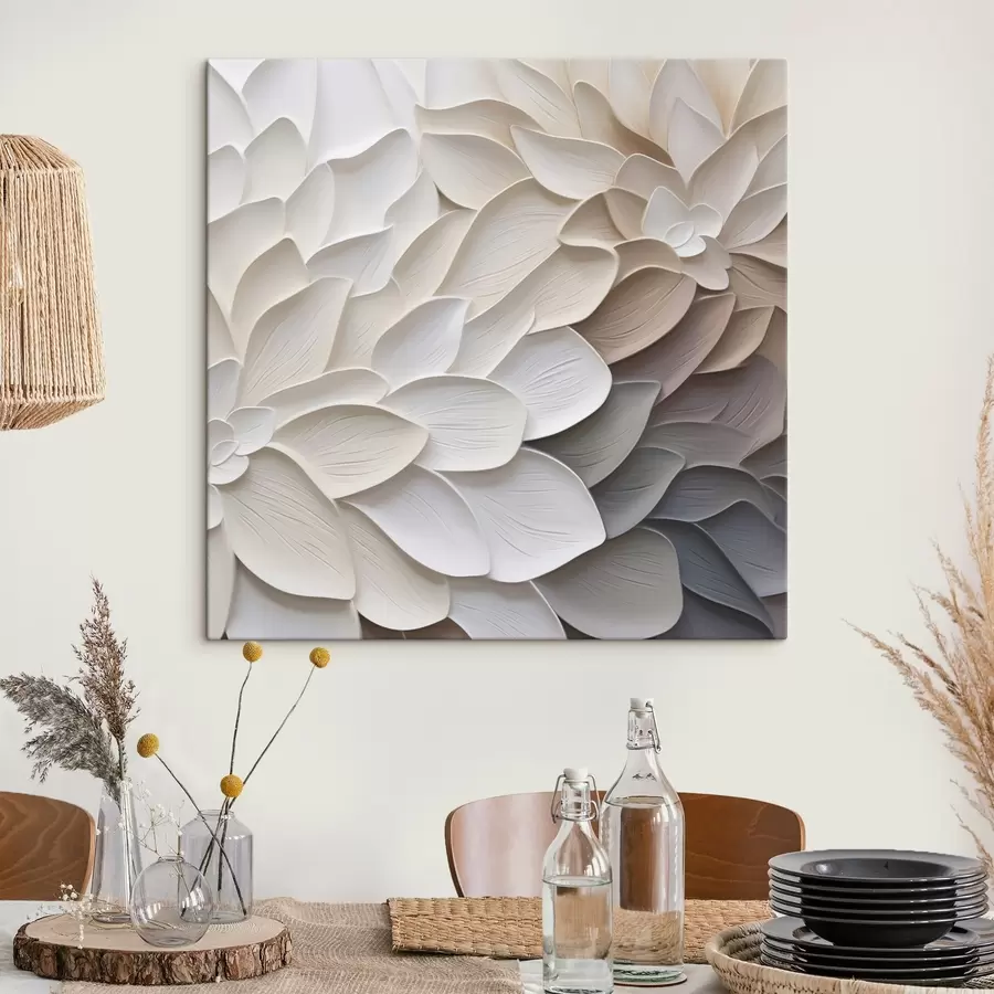 Картина Абстрактна імітація пелюсток у живописі s48677
