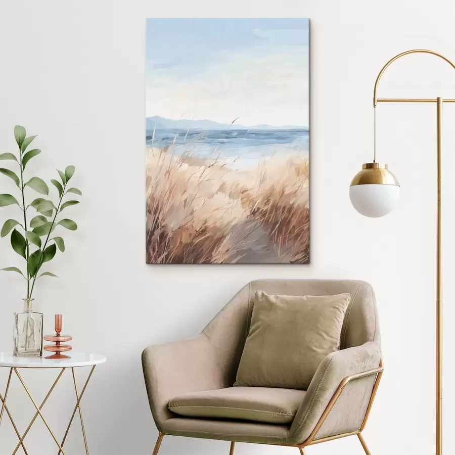 Картина Імітація прибережного пейзажу у живописі s48678