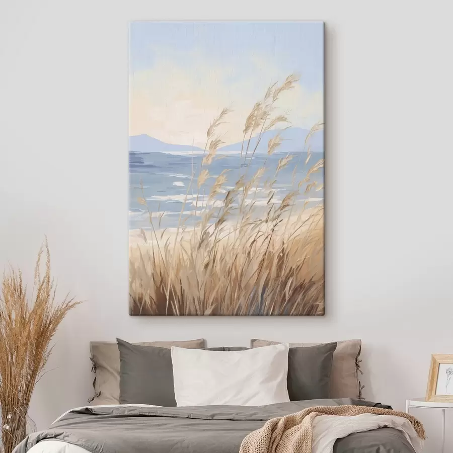 Картина Живопис, що імітує прибережний пейзаж s48679