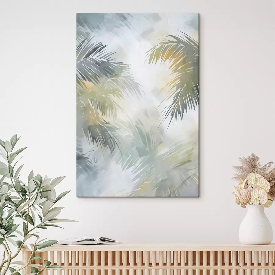 Картина Абстрактне зображення рослинності у живописі s48687