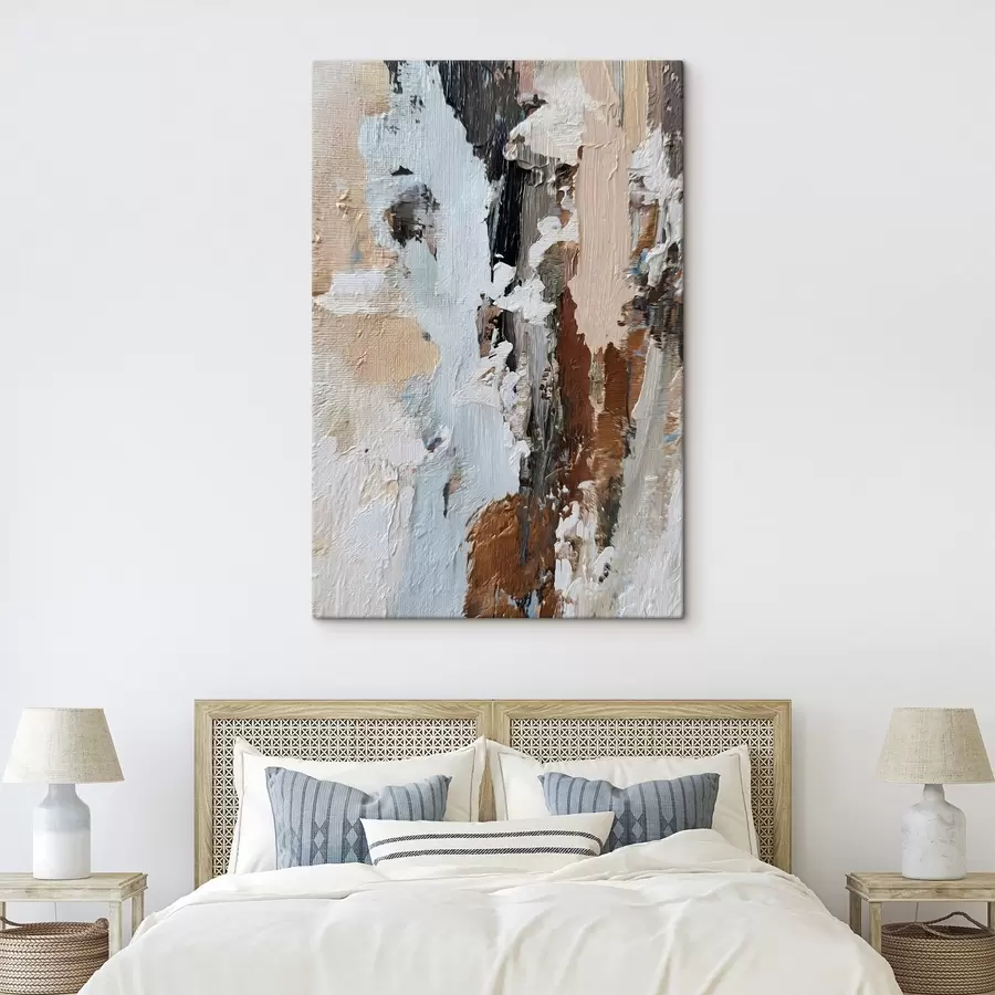 Картина виразна абстракція; імітація фарби s48783