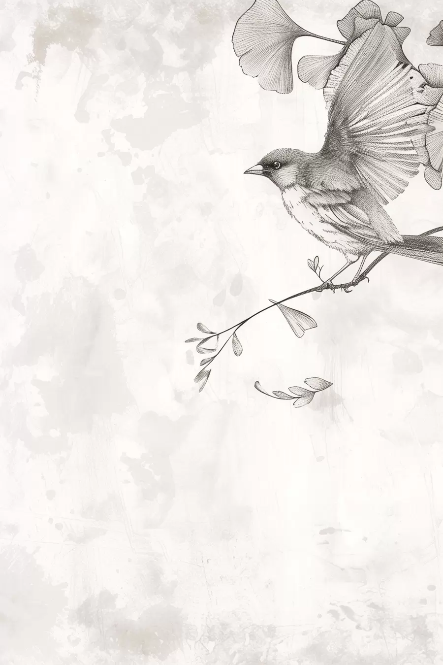 Картина Птах на гілках s48907