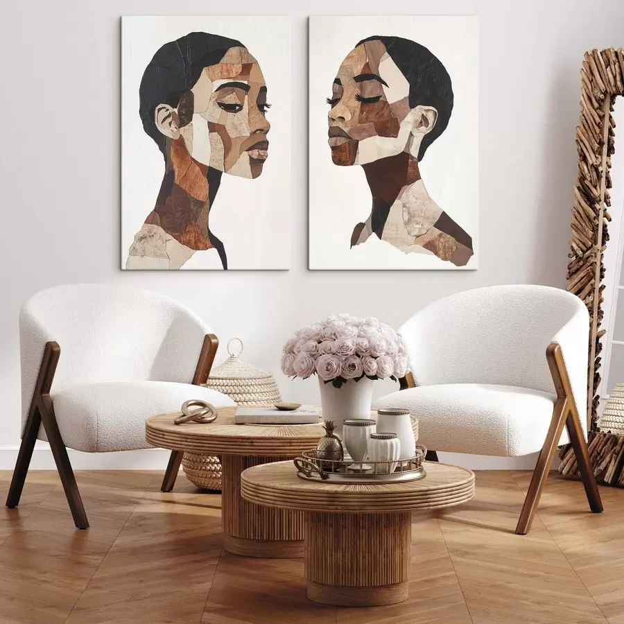 Картина Абстрактний портрет жінки m30390