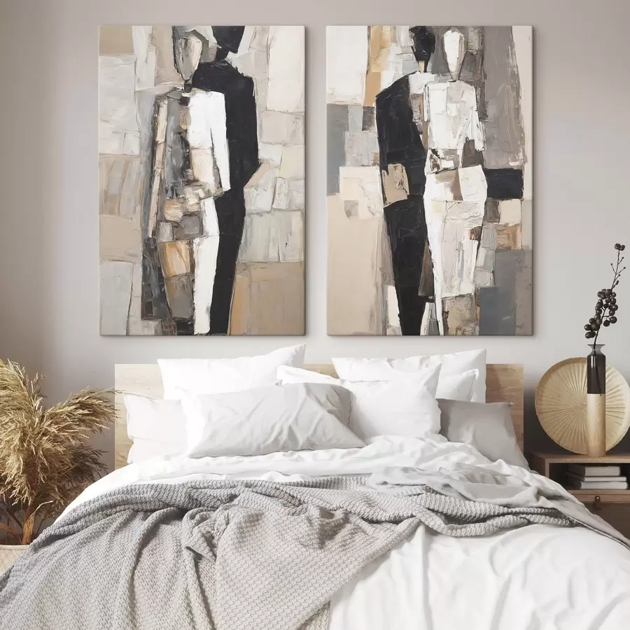 Картина Абстрактні силуети пари m30391
