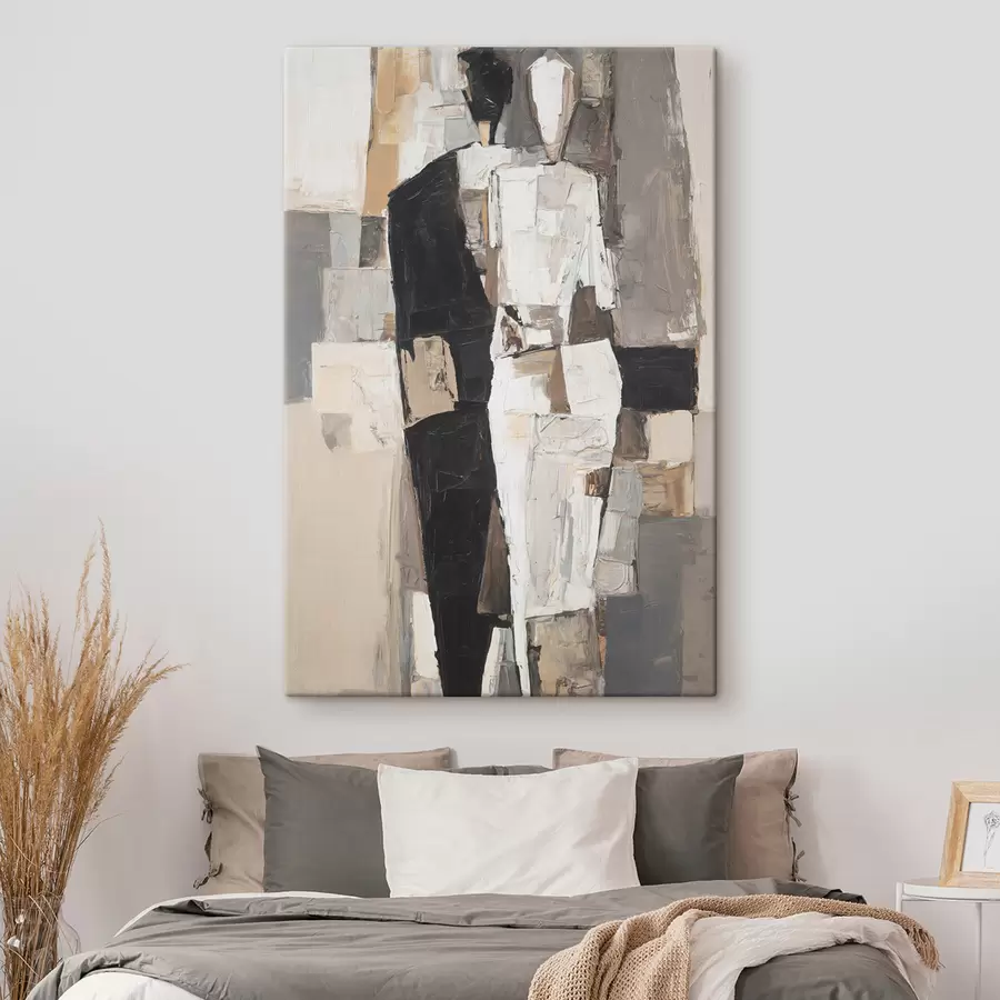 Картина Абстрактні силуети пари s48925