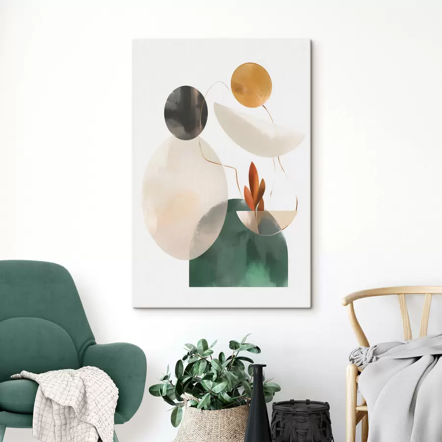 Картина Абстракція з геометричними фігурами s48963