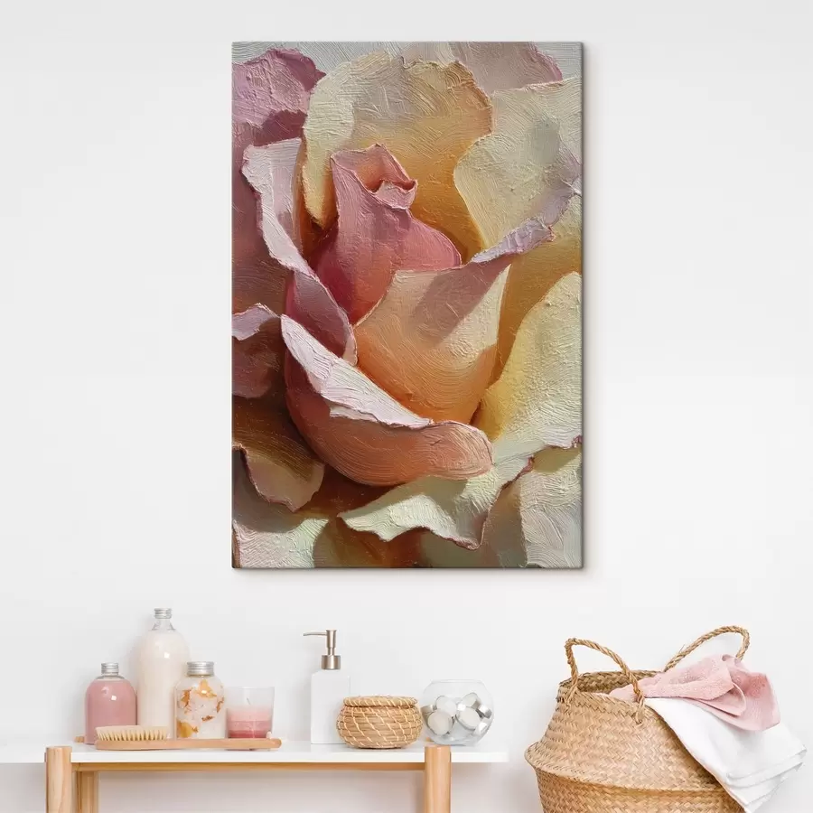 Картина Текстура «Фарбовані квіти» s49032