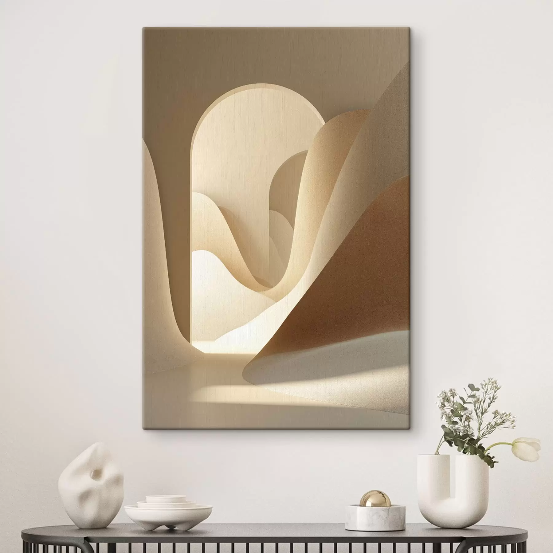 Картина Абстрактний архітектурний пейзаж s49043