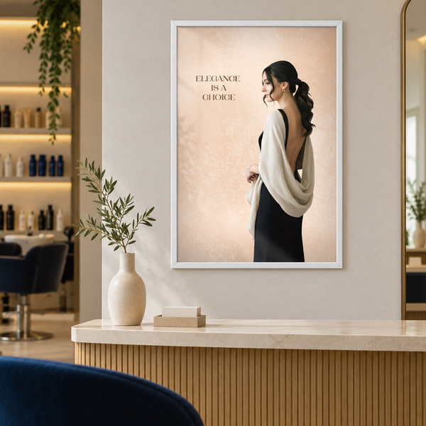 Постер в рамці Нестаріюча елегантність, Плакати Унікальні, f50610wh