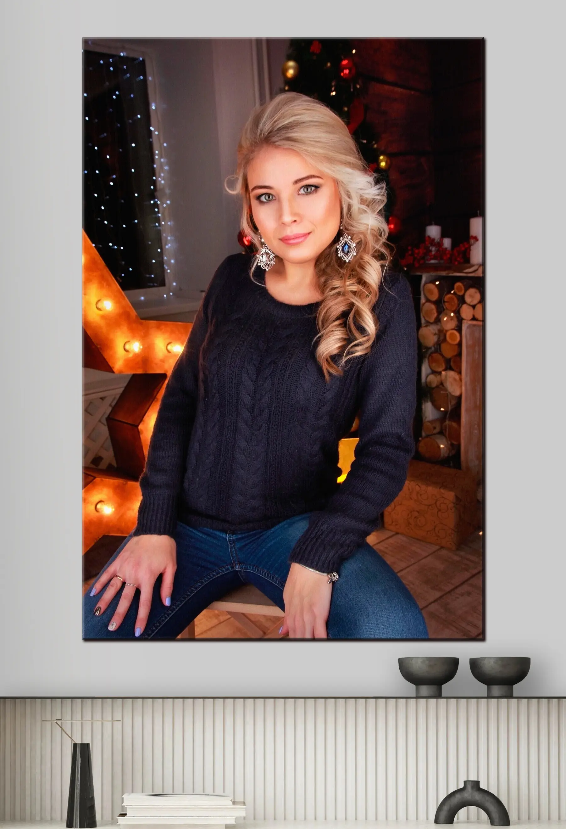 Картина Фотопортрети на холсті s33243